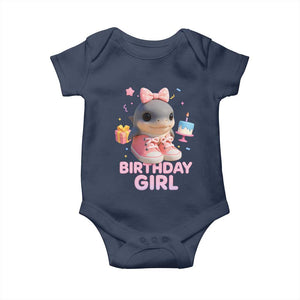 Birthday Girl Baby Onesie Italian Brainrot Meme Party Funny Las Tralaleritas TS10 Navy Print Your Wear