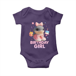 Birthday Girl Baby Onesie Italian Brainrot Meme Party Funny Las Tralaleritas TS10 Purple Print Your Wear