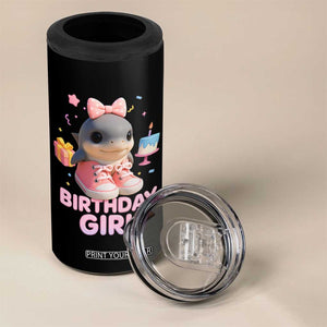 Birthday Girl 4 in 1 Can Cooler Tumbler Italian Brainrot Meme Party Funny Las Tralaleritas TS10 Print Your Wear