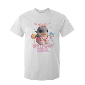 Birthday Girl T Shirt For Kid Italian Brainrot Meme Party Funny Las Tralaleritas TS10 White Print Your Wear