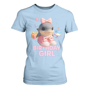 Birthday Girl T Shirt For Women Italian Brainrot Meme Party Funny Las Tralaleritas TS10 Light Blue Print Your Wear