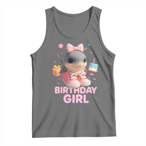 Birthday Girl Tank Top Italian Brainrot Meme Party Funny Las Tralaleritas TS10 Black Heather Print Your Wear