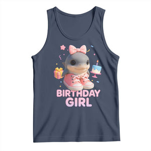 Birthday Girl Tank Top Italian Brainrot Meme Party Funny Las Tralaleritas TS10 Navy Print Your Wear