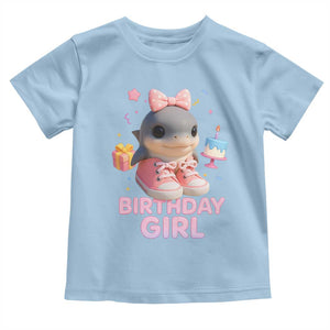 Birthday Girl Toddler T Shirt Italian Brainrot Meme Party Funny Las Tralaleritas TS10 Light Blue Print Your Wear