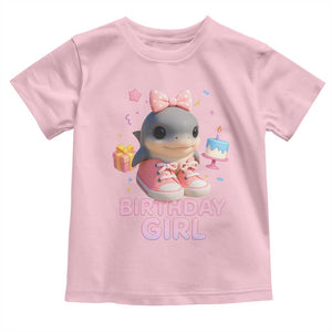 Birthday Girl Toddler T Shirt Italian Brainrot Meme Party Funny Las Tralaleritas TS10 Light Pink Print Your Wear