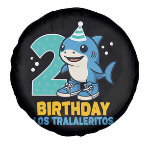 2 Years Old Birthday Brainrot Spare Tire Cover Funny Tralalero Tralala Los Tralaleritos Meme Shark TS10 Print Your Wear