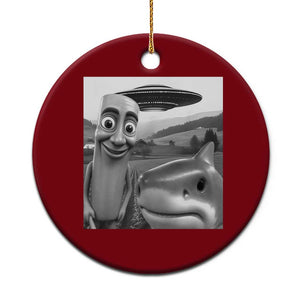 Funny Italian Brainrot Meme Ceramic Ornament Funny Tung Tung Tung Sahur Tralalero Tralala Selfie TS10 1pc Red Print Your Wear
