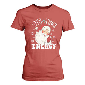 Christmas Santa T Shirt For Women Big Nick Energy TS10 Red Print Your Wear