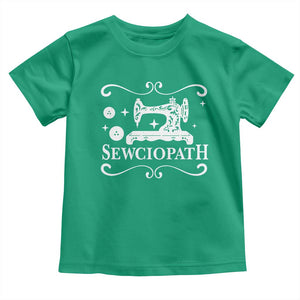 Sewing Lover Toddler T Shirt Sewciopath Quilter Gift TS10 Irish Green Print Your Wear