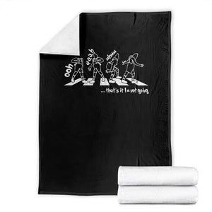 Funny Christmas Grin Throw Blanket Thats It Im Not Going TS10 Black Print Your Wear
