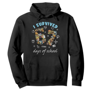 I Survived 67 Days of School Funny Six Seven Italian Brainrot Hoodie TS10 Black Print Your Wear