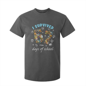 I Survived 67 Days of School Funny Six Seven Italian Brainrot T Shirt For Kid TS10 Dark Heather Print Your Wear