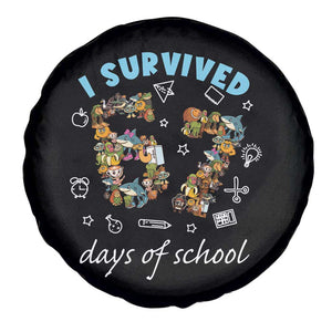 I Survived 67 Days of School Funny Six Seven Italian Brainrot Spare Tire Cover TS10 Print Your Wear