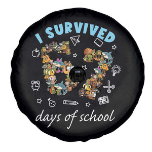 I Survived 67 Days of School Funny Six Seven Italian Brainrot Spare Tire Cover TS10 Print Your Wear