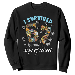 I Survived 67 Days of School Funny Six Seven Italian Brainrot Sweatshirt TS10 Black Print Your Wear