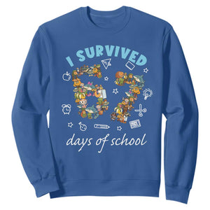 I Survived 67 Days of School Funny Six Seven Italian Brainrot Sweatshirt TS10 Royal Blue Print Your Wear