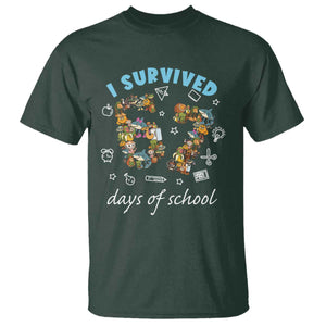 I Survived 67 Days of School Funny Six Seven Italian Brainrot T Shirt TS10 Dark Forest Green Print Your Wear