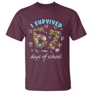 I Survived 67 Days of School Funny Six Seven Italian Brainrot T Shirt TS10 Maroon Print Your Wear