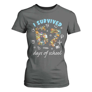 I Survived 67 Days of School Funny Six Seven Italian Brainrot T Shirt For Women TS10 Dark Heather Print Your Wear