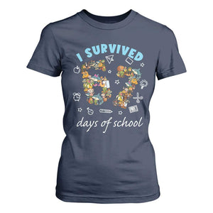 I Survived 67 Days of School Funny Six Seven Italian Brainrot T Shirt For Women TS10 Navy Print Your Wear