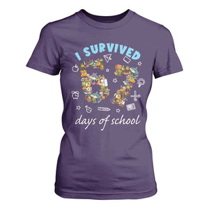 I Survived 67 Days of School Funny Six Seven Italian Brainrot T Shirt For Women TS10 Purple Print Your Wear