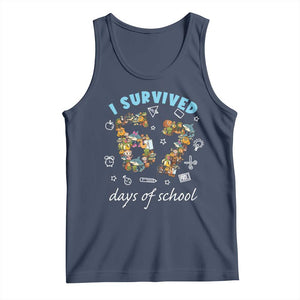 I Survived 67 Days of School Funny Six Seven Italian Brainrot Tank Top TS10 Navy Print Your Wear