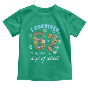 I Survived 67 Days of School Funny Six Seven Italian Brainrot Toddler T Shirt TS10 Irish Green Print Your Wear