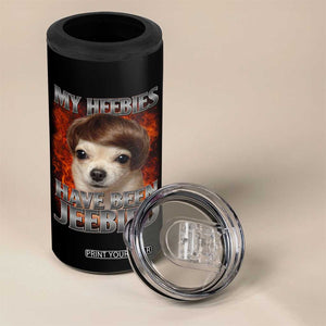 Chihuahua Funny Meme 4 in 1 Can Cooler Tumbler My Heebies Have Been Jeebied Bootleg TS10 Print Your Wear