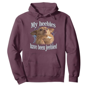 Funny Chihuahua Meme Hoodie My Heebies Have Been Jeebied Bootleg TS10 Maroon Print Your Wear