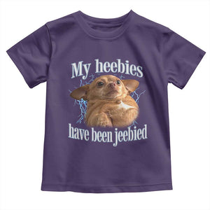 Funny Chihuahua Meme Toddler T Shirt My Heebies Have Been Jeebied Bootleg TS10 Purple Print Your Wear