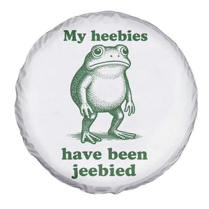 Funny Frog Spare Tire Cover My Heebies Have Been Jeebied Weirdcore Meme TS10 Print Your Wear