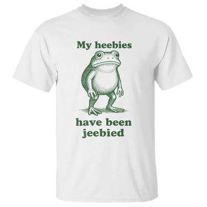 Funny Frog T Shirt My Heebies Have Been Jeebied Weirdcore Meme TS10 White Print Your Wear
