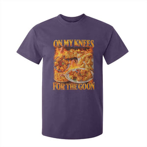 Funny Crab Rangoon Meme T Shirt For Kid Vintage 90s Style On My Knees Bootleg Graphic TS10 Purple Print Your Wear