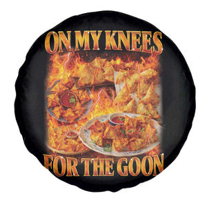 Funny Crab Rangoon Meme Spare Tire Cover Vintage 90s Style On My Knees Bootleg Graphic TS10 Print Your Wear