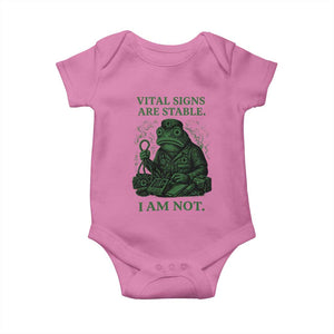 Frog Medic Baby Onesie Funny Animal EMT Emergency Health Workers TS10 Azalea Print Your Wear