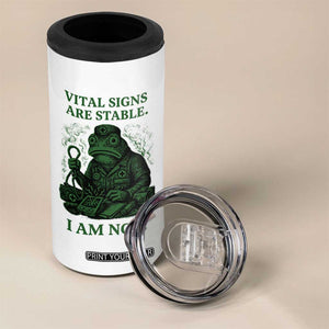 Frog Medic 4 in 1 Can Cooler Tumbler Funny Animal EMT Emergency Health Workers TS10 Print Your Wear
