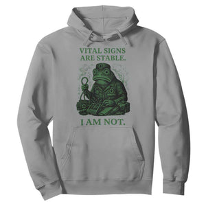 Frog Medic Hoodie Funny Animal EMT Emergency Health Workers TS10 Sport Gray Print Your Wear