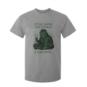 Frog Medic T Shirt For Kid Funny Animal EMT Emergency Health Workers TS10 Sport Gray Print Your Wear