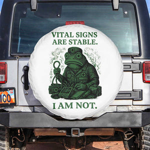 Frog Medic Spare Tire Cover Funny Animal EMT Emergency Health Workers TS10 No hole White Print Your Wear