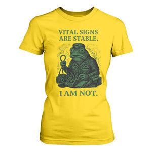 Frog Medic T Shirt For Women Funny Animal EMT Emergency Health Workers TS10 Daisy Print Your Wear