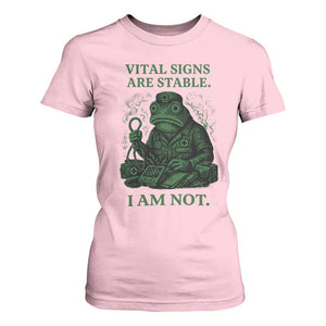 Frog Medic T Shirt For Women Funny Animal EMT Emergency Health Workers TS10 Light Pink Print Your Wear