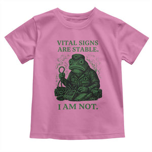 Frog Medic Toddler T Shirt Funny Animal EMT Emergency Health Workers TS10 Azalea Print Your Wear