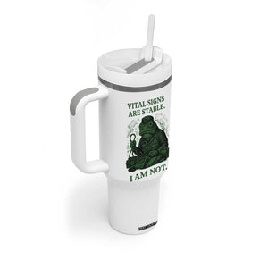 Frog Medic Tumbler With Handle Funny Animal EMT Emergency Health Workers TS10 Print Your Wear