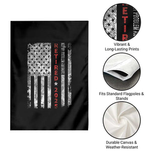 Retired 2025 Garden Flag Vintage Old American Flag TS10 Print Your Wear