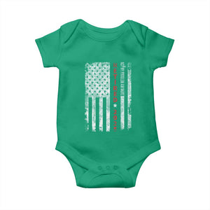Retired 2025 Baby Onesie Vintage Old American Flag TS10 Irish Green Print Your Wear