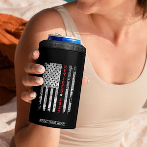 Retired 2025 4 in 1 Can Cooler Tumbler Vintage Old American Flag TS10 Print Your Wear