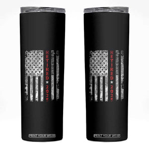 Retired 2025 Skinny Tumbler Vintage Old American Flag TS10 Black Print Your Wear