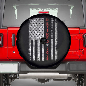 Retired 2025 Spare Tire Cover Vintage Old American Flag TS10 Black Print Your Wear