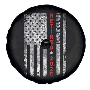 Retired 2025 Spare Tire Cover Vintage Old American Flag TS10 Print Your Wear