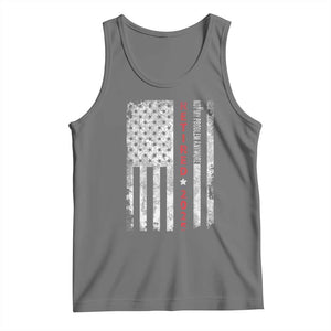 Retired 2025 Tank Top Vintage Old American Flag TS10 Black Heather Print Your Wear